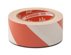 Kip PVC-Warnband Extra weiß/rot 